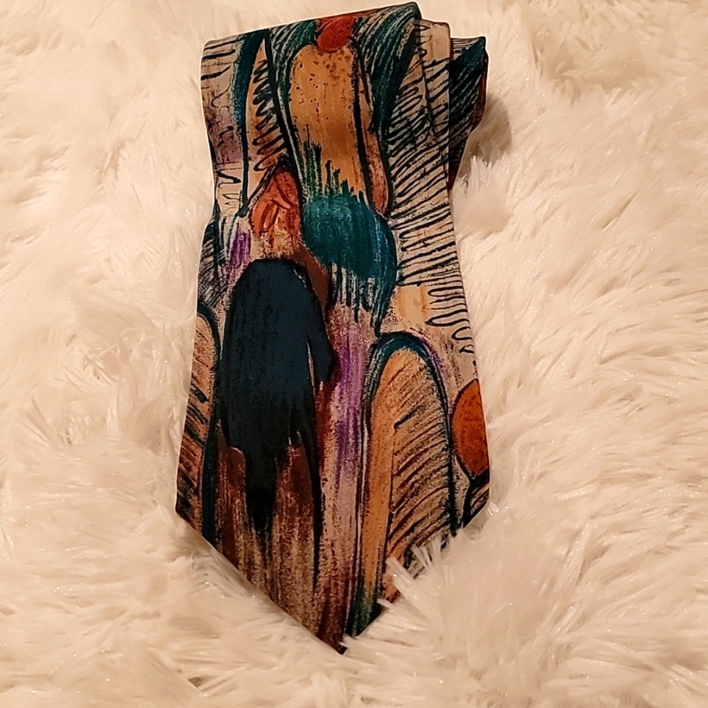 THE BEATLES 100% Silk tie  "LET IT BE" .